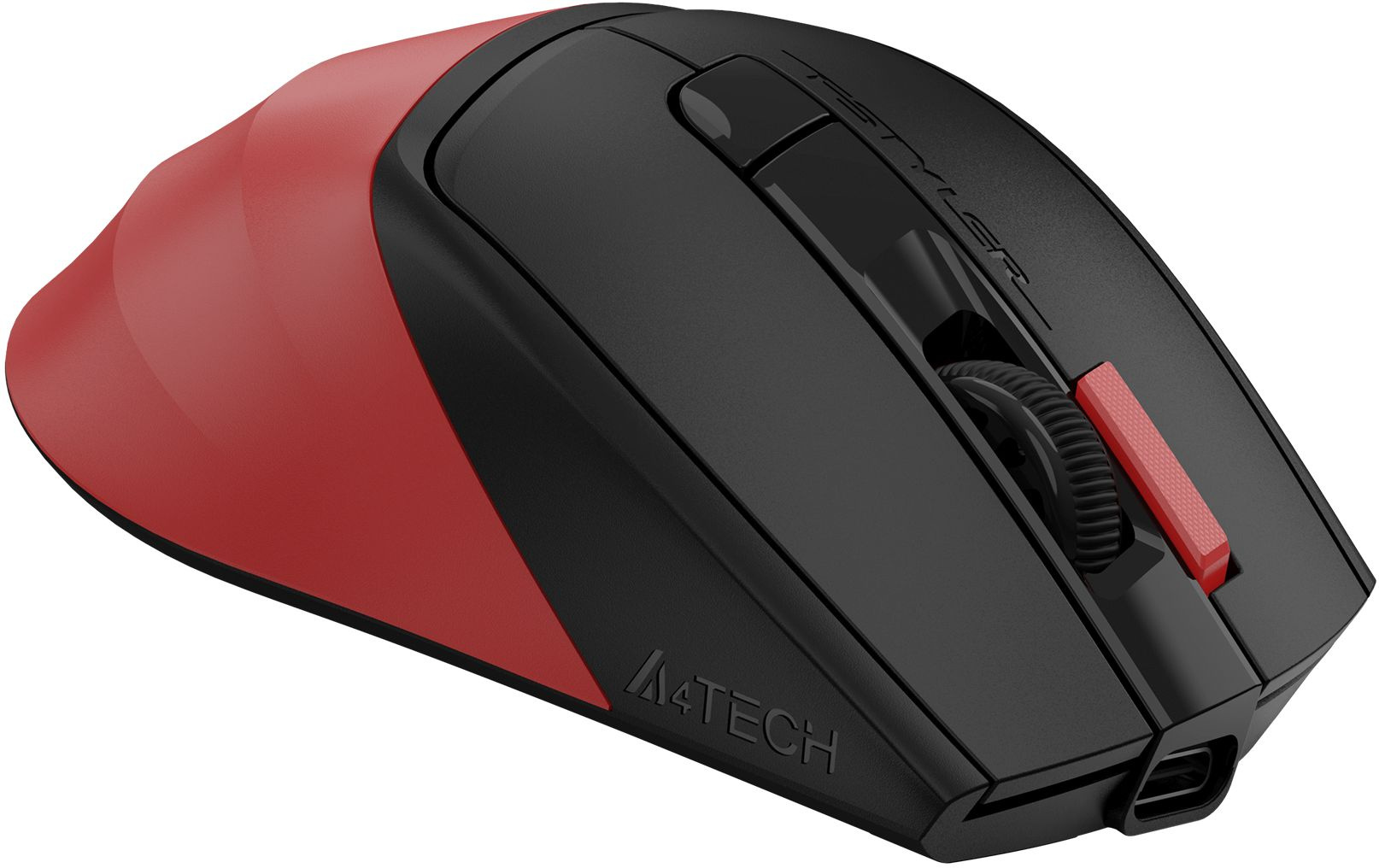 Мышь A4Tech Fstyler FG45CS Air красный/черный оптическая 2000dpi silent беспров. USB для ноутбука 7but (FG45CS AIR USB (SPORTS RED))