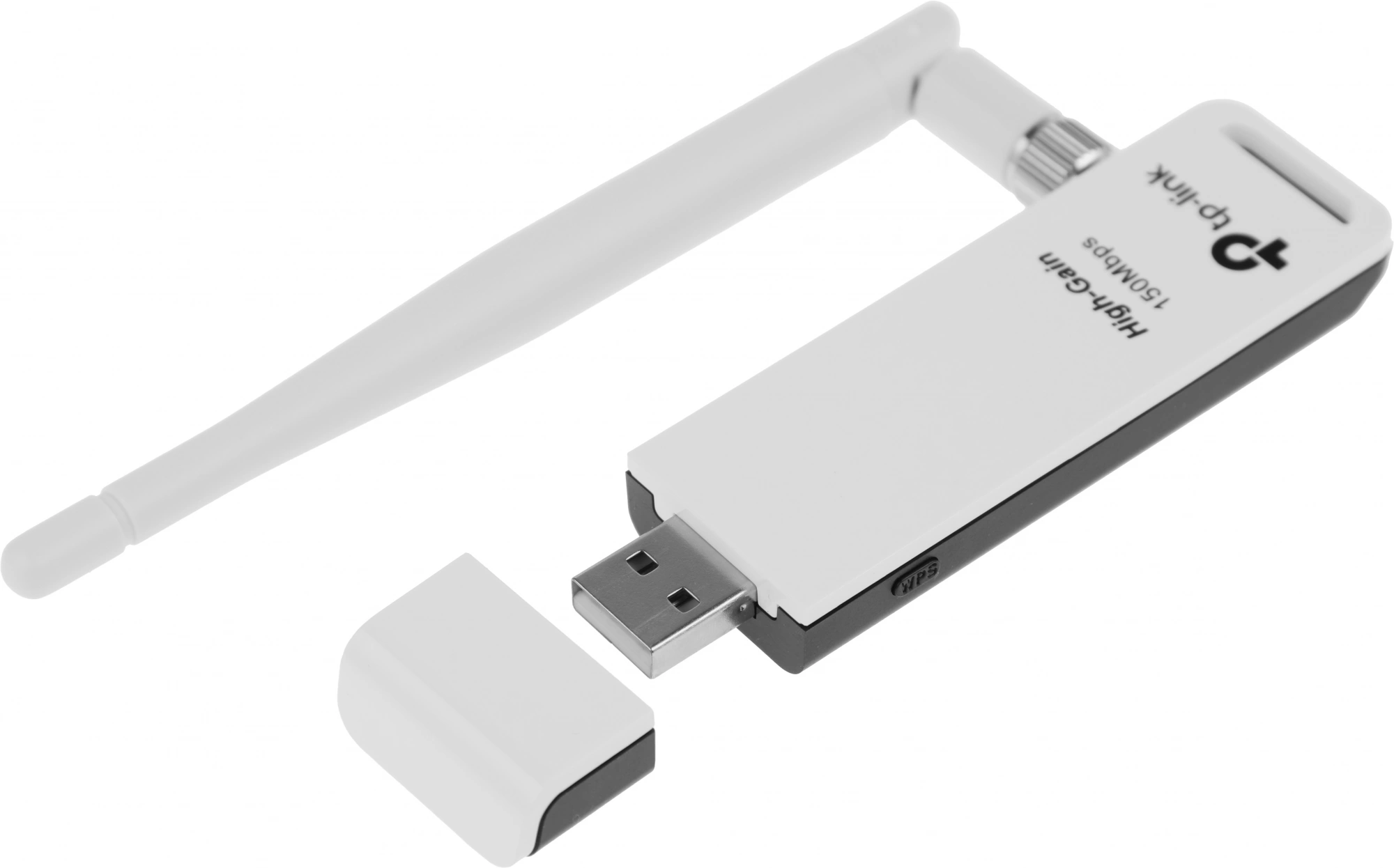 Сетевой адаптер Wi-Fi TP-Link TL-WN722N N150 USB 2.0 (ант.внеш.съем) 1ант.
