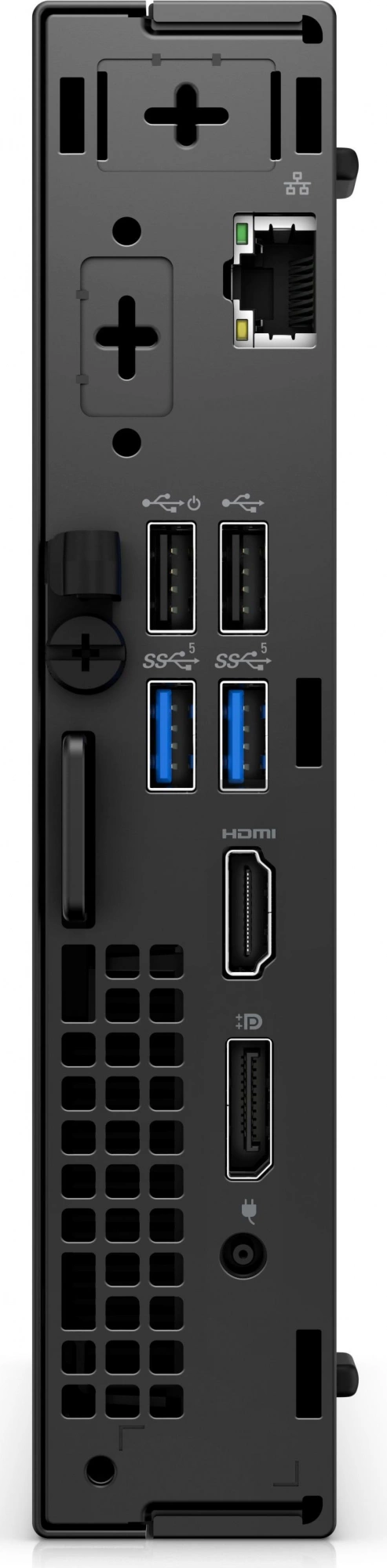 Неттоп Dell Optiplex 7020 Micro i3 14100T (2.7) 8Gb SSD512Gb UHDG 730 Linux Ubuntu GbitEth WiFi BT 65W мышь клавиатура черный (7020-3850)