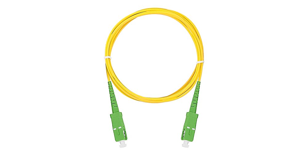NMF-PC1S2C2-SCA-SCA-002 - Соединительный шнур Nikomax, одинарный, SM 9/125, OS2, SC/APC-SC/APC, LSZH, желтый,2 м