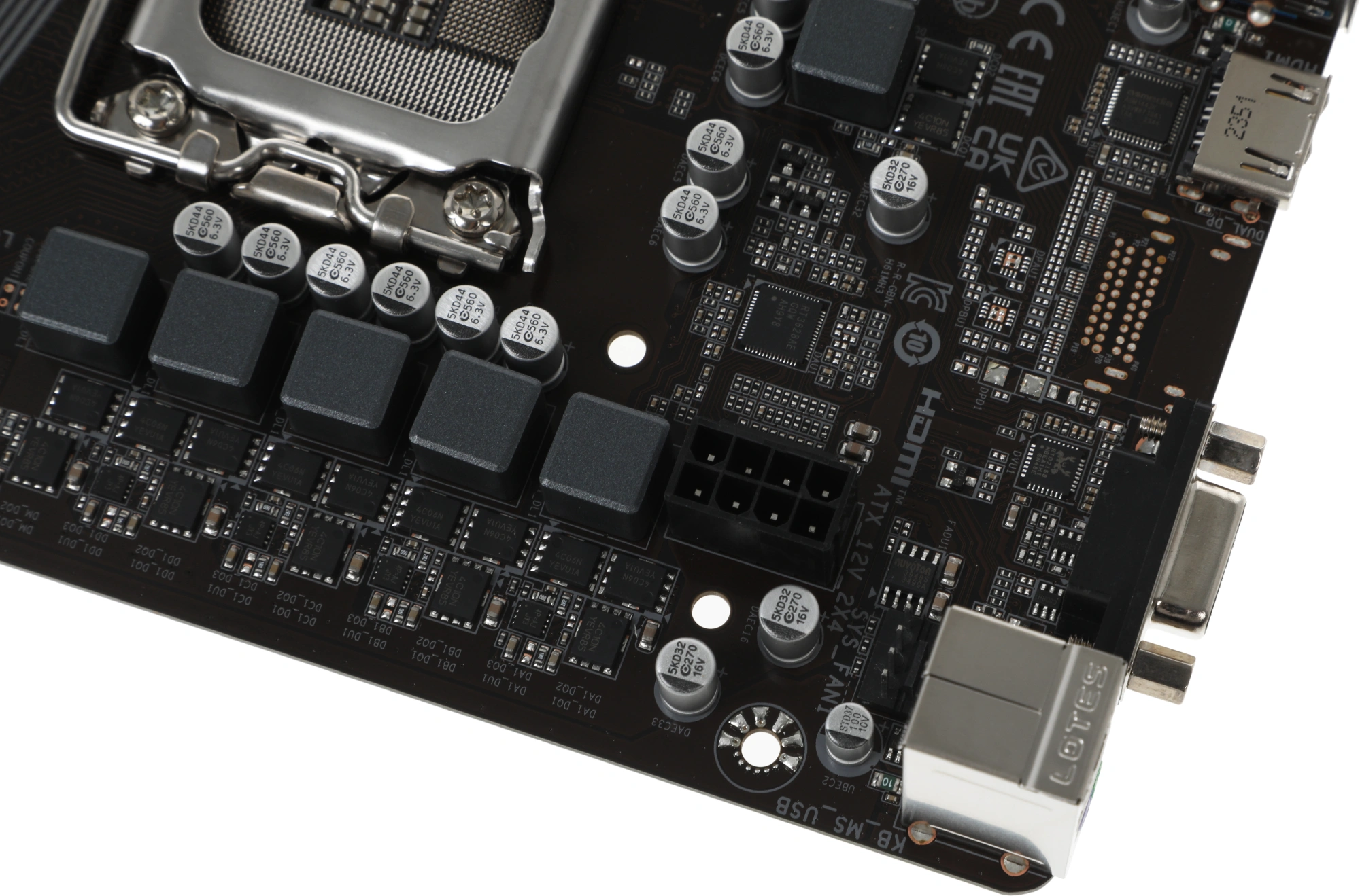 Материнская плата Gigabyte H610M H V3 DDR4 Soc-1700 Intel H610 2xDDR4 mATX AC`97 8ch(7.1) GbLAN+VGA+HDMI