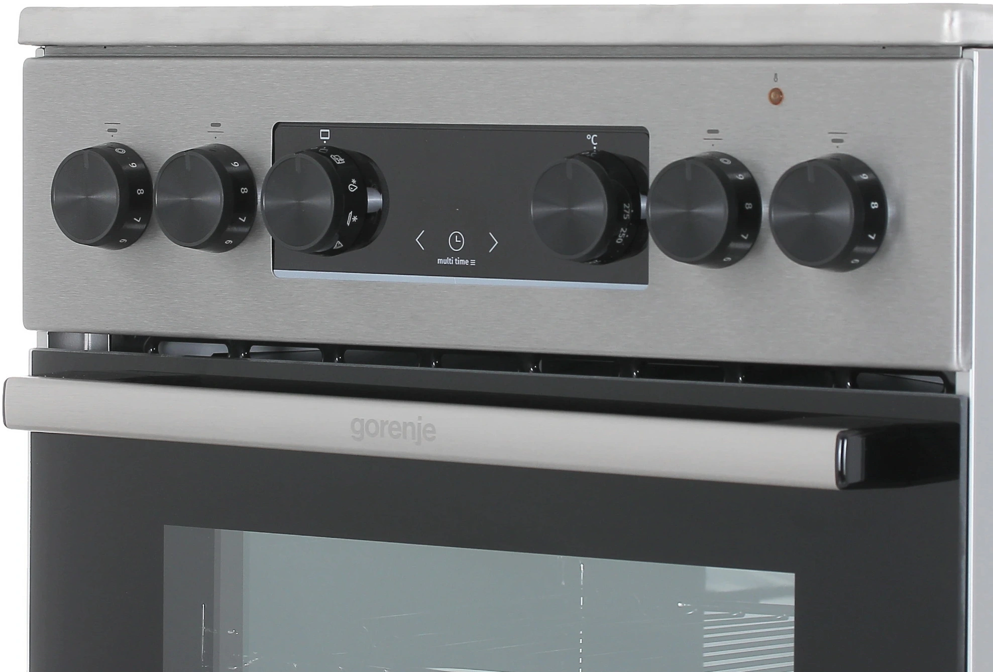Плита Электрическая Gorenje GEC5C40XAOT серый стеклокерамика (без крышки)