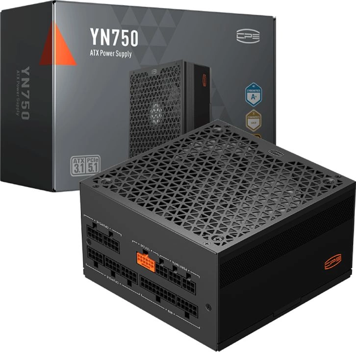 Блок питания PcCooler ATX 750W YN750 80+ gold (20+4pin) APFC 135mm fan 6xSATA Cab Manag RTL