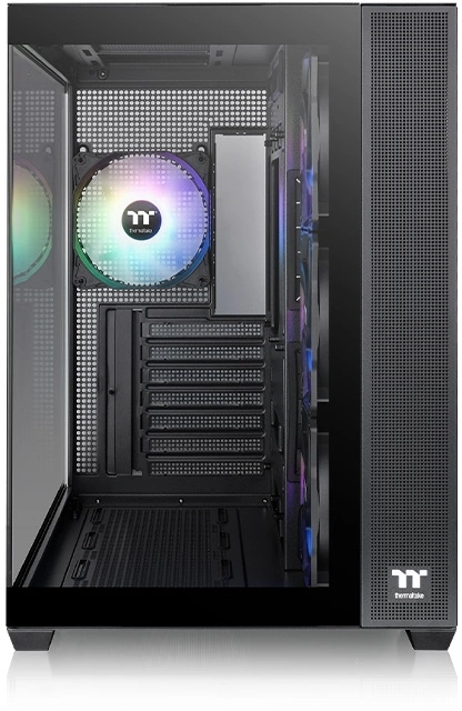 Корпус Thermaltake View 380 TG ARGB черный без БП ATX 6x120mm 2x140mm 1x200mm 2xUSB3.0 audio bott PSU