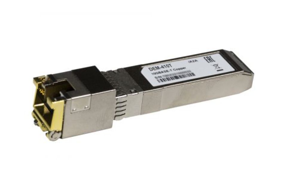 410T/A2A трансивер D-Link SFP+ с 1 портом 10GBase-T (до 80 м)