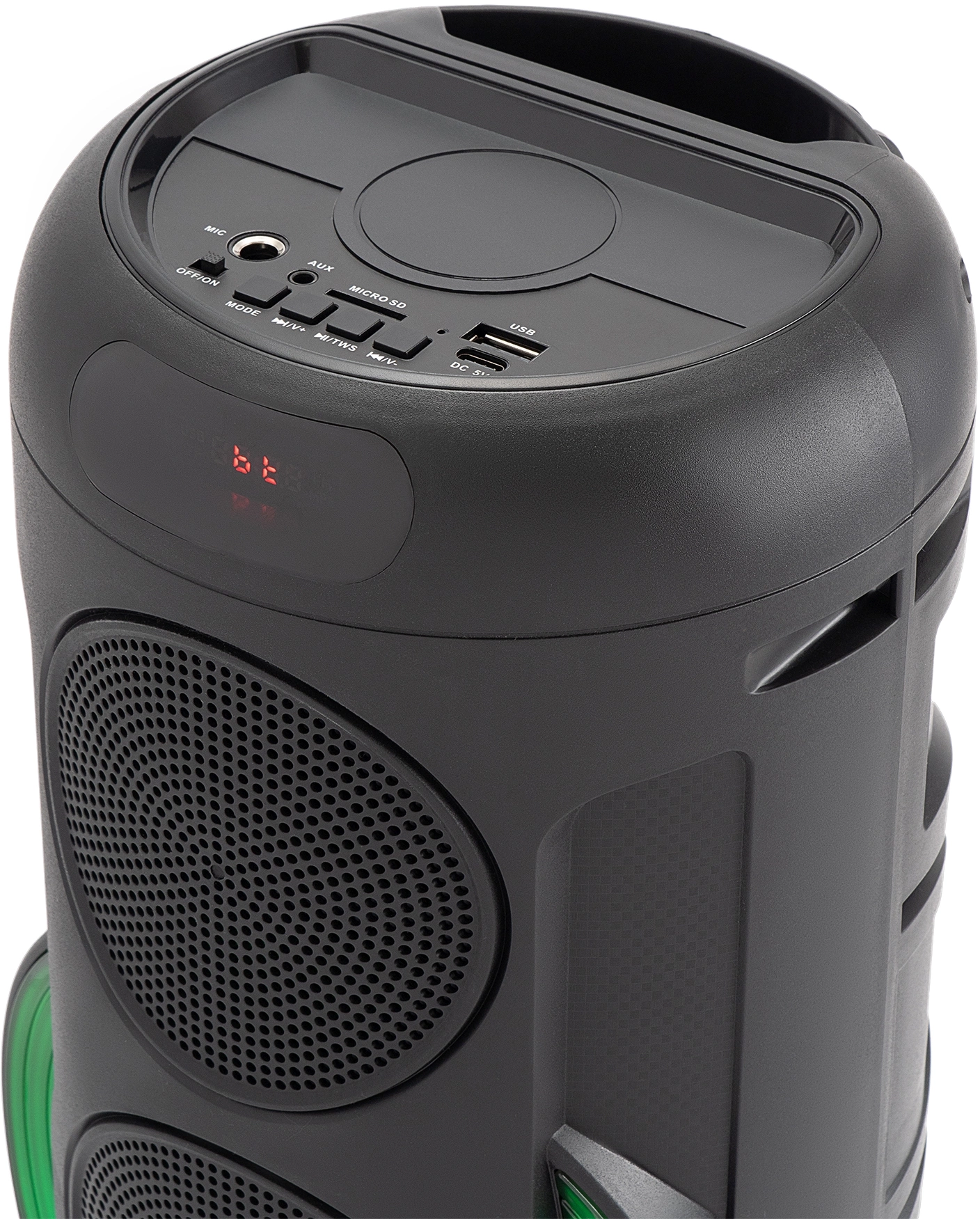 Минисистема Digma D-MC1721 черный 10Вт FM USB BT micro SD