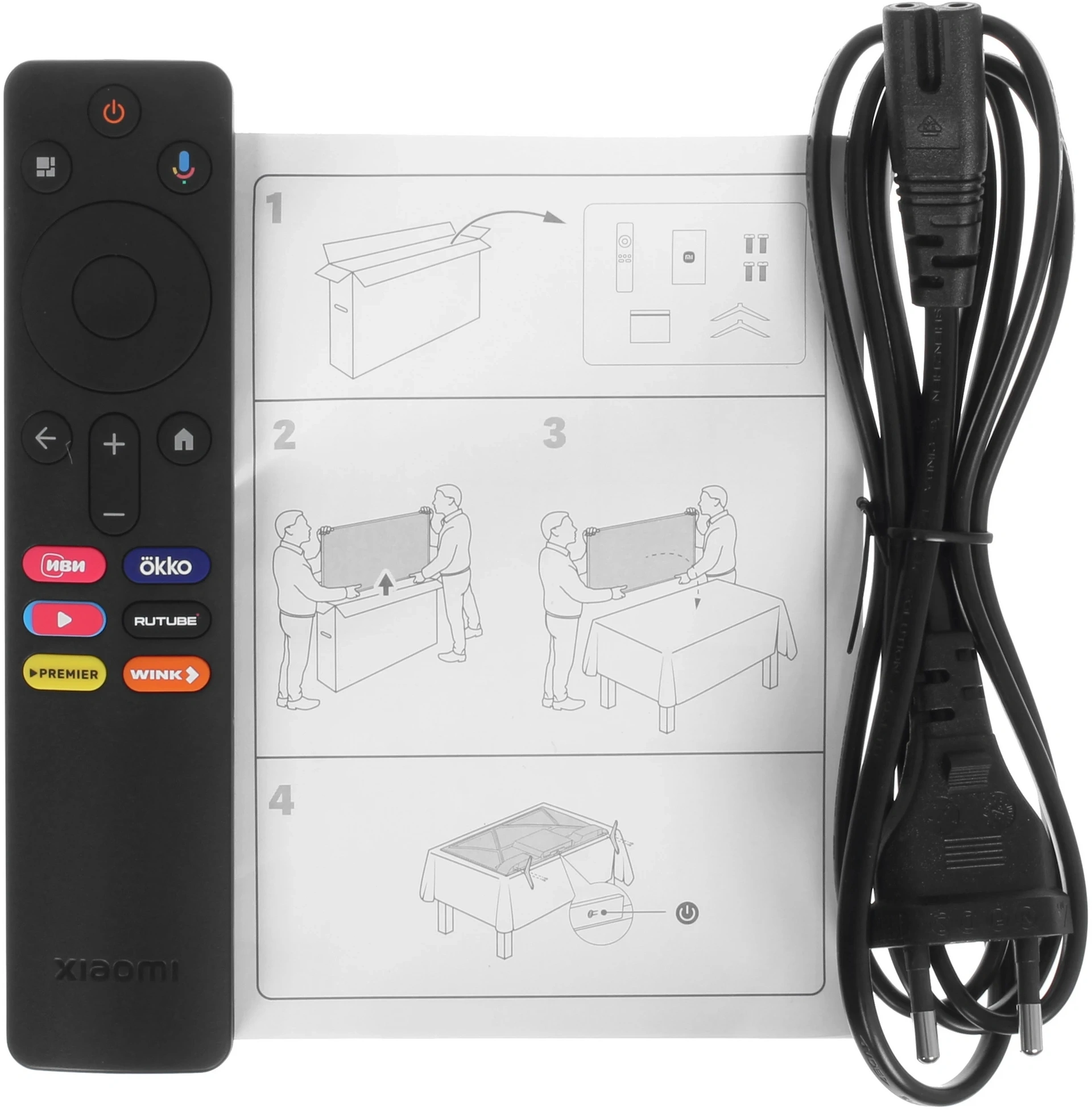 Телевизор LED Xiaomi 43" TV A 43 2026 черный 4K Ultra HD 60Hz MEMC DVB-T2 DVB-C DVB-S2 USB WiFi Smart TV