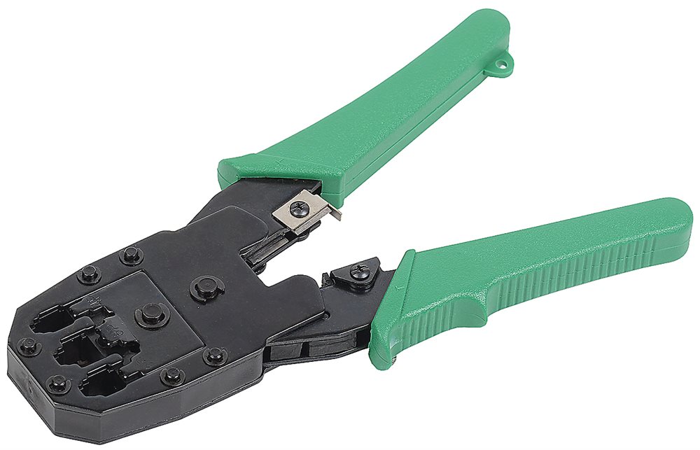 TM1-G10V - ITK Инструмент обжим. RJ45/RJ12/RJ11 ручка PVC