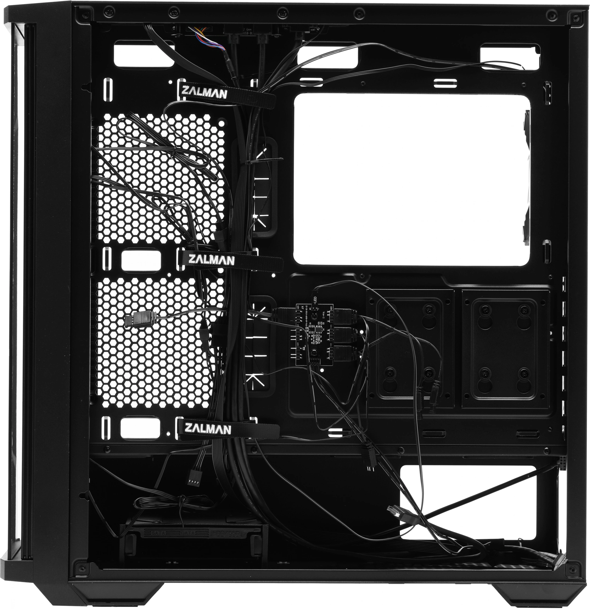 Корпус Zalman Z10 Duo черный без БП ATX 7x120mm 5x140mm audio bott PSU