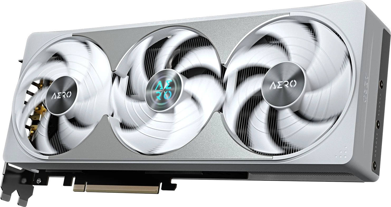 Видеокарта Gigabyte PCI-E 5.0 GV-N5080AERO OC-16GD 1.0 NVIDIA GeForce RTX 5080 16Gb 256bit GDDR7 2730/30000 HDMIx1 DPx3 HDCP Ret