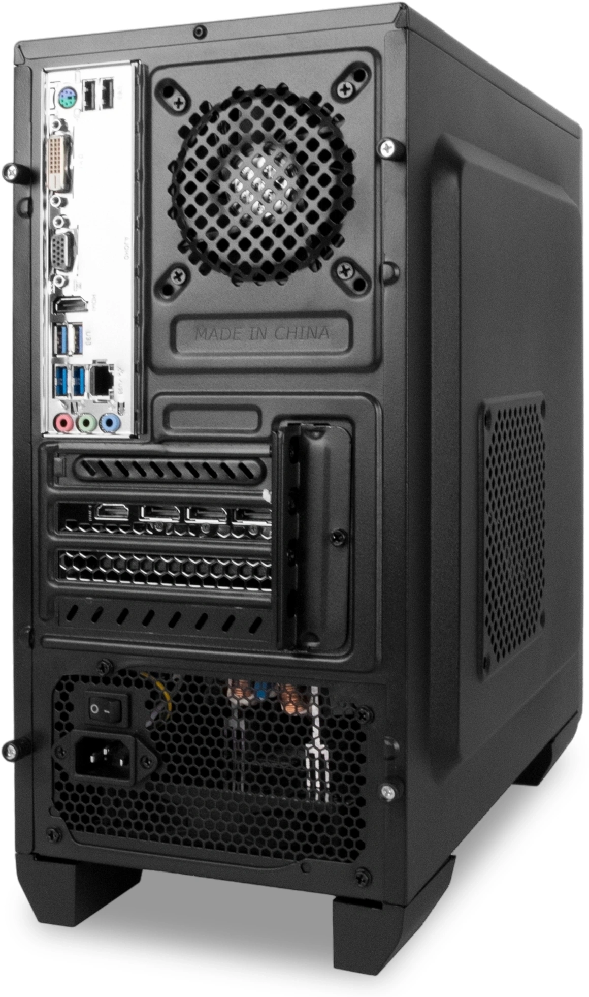 ПК IRU Tactio 310H6GE MT i3 12100F (3.3) 16Gb SSD512Gb RTX3050 6Gb Windows 11 Home GbitEth 500W черный (RUS) (2116868)