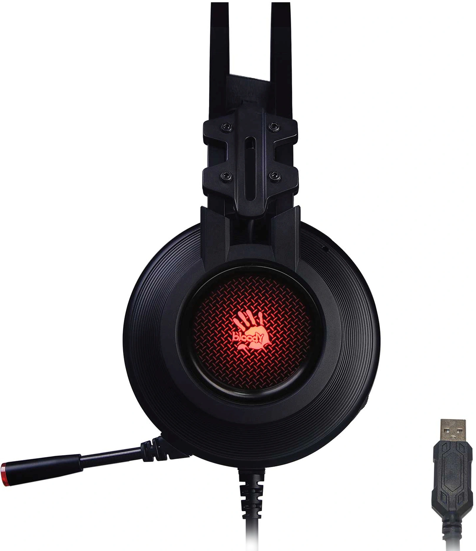 Наушники с микрофоном A4Tech Bloody G525 черный 2м мониторные оголовье (G525 BLACK)