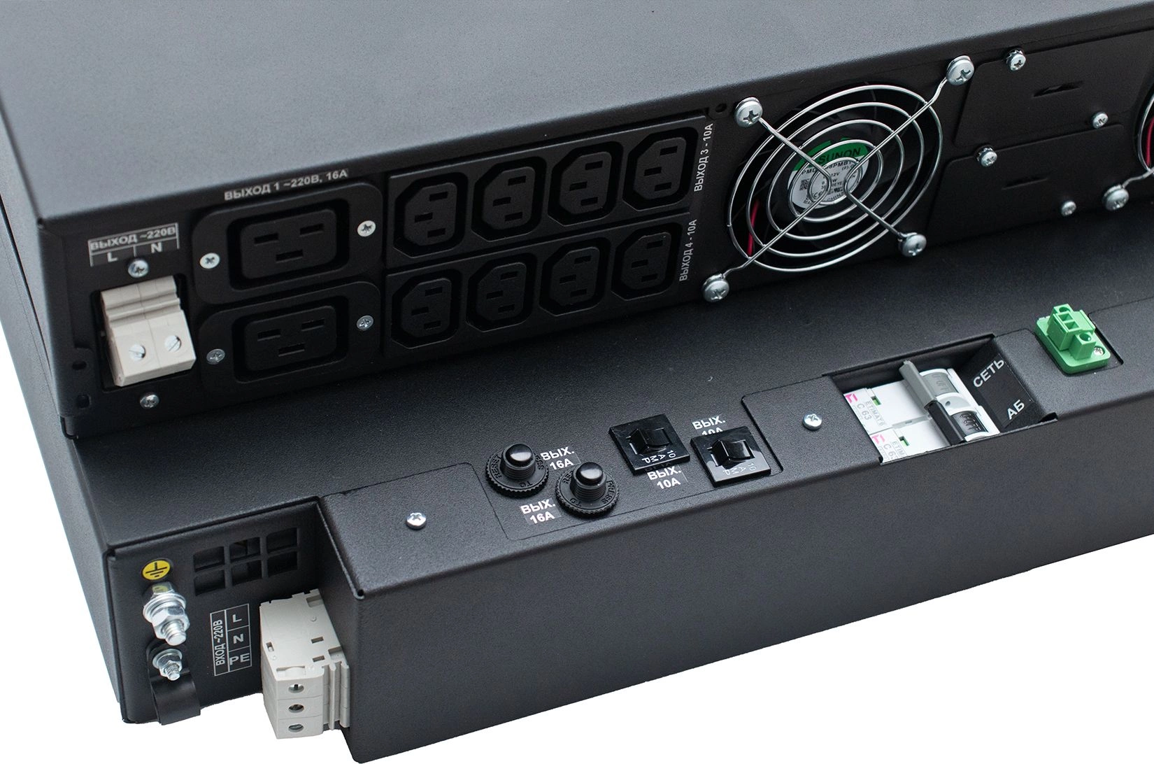 Источник бесперебойного питания Штиль STR1106SL 5400Вт 6000ВА черный