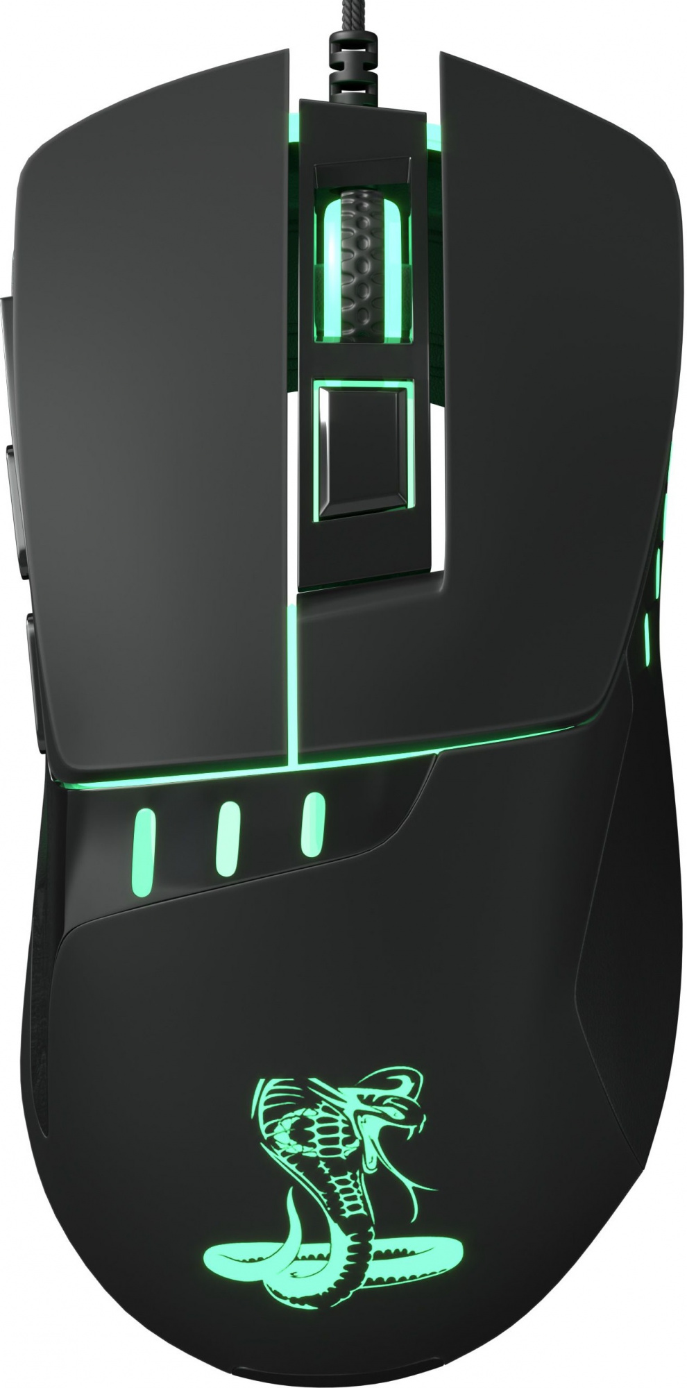 Мышь Оклик 865G Snake черный оптическая 2400dpi USB для ноутбука 6but (368643)