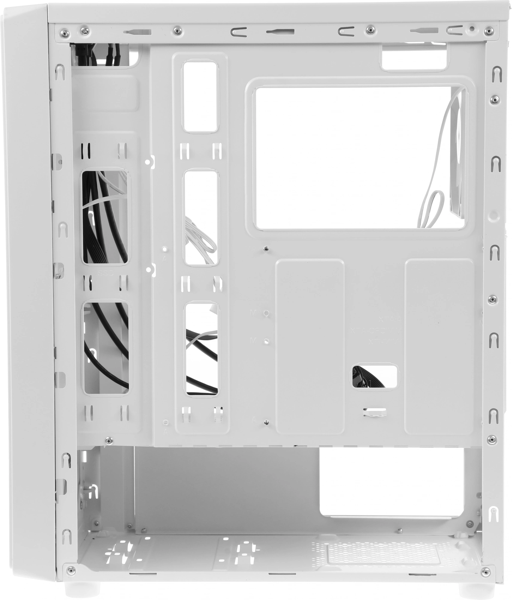 Корпус Formula Mana белый без БП ATX 4x120mm 2xUSB2.0 1xUSB3.0 audio bott PSU