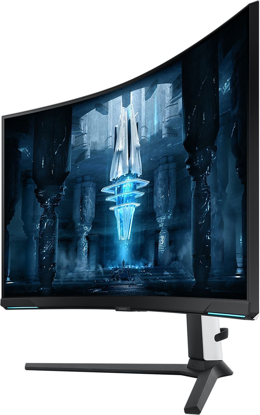 Монитор Samsung 32" Odyssey Neo G8 S32BG852NI черный/белый VA LED 16:9 HDMI полуматовая HAS Piv 350cd 178гр/178гр 3840x2160 240Hz FreeSync Premium Pro DP 4K USB 7кг