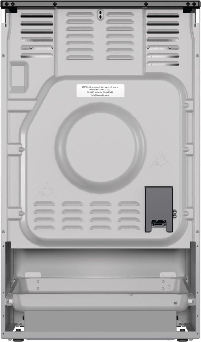 Плита Электрическая Gorenje GEC5B20SG серебристый стеклокерамика (без крышки)