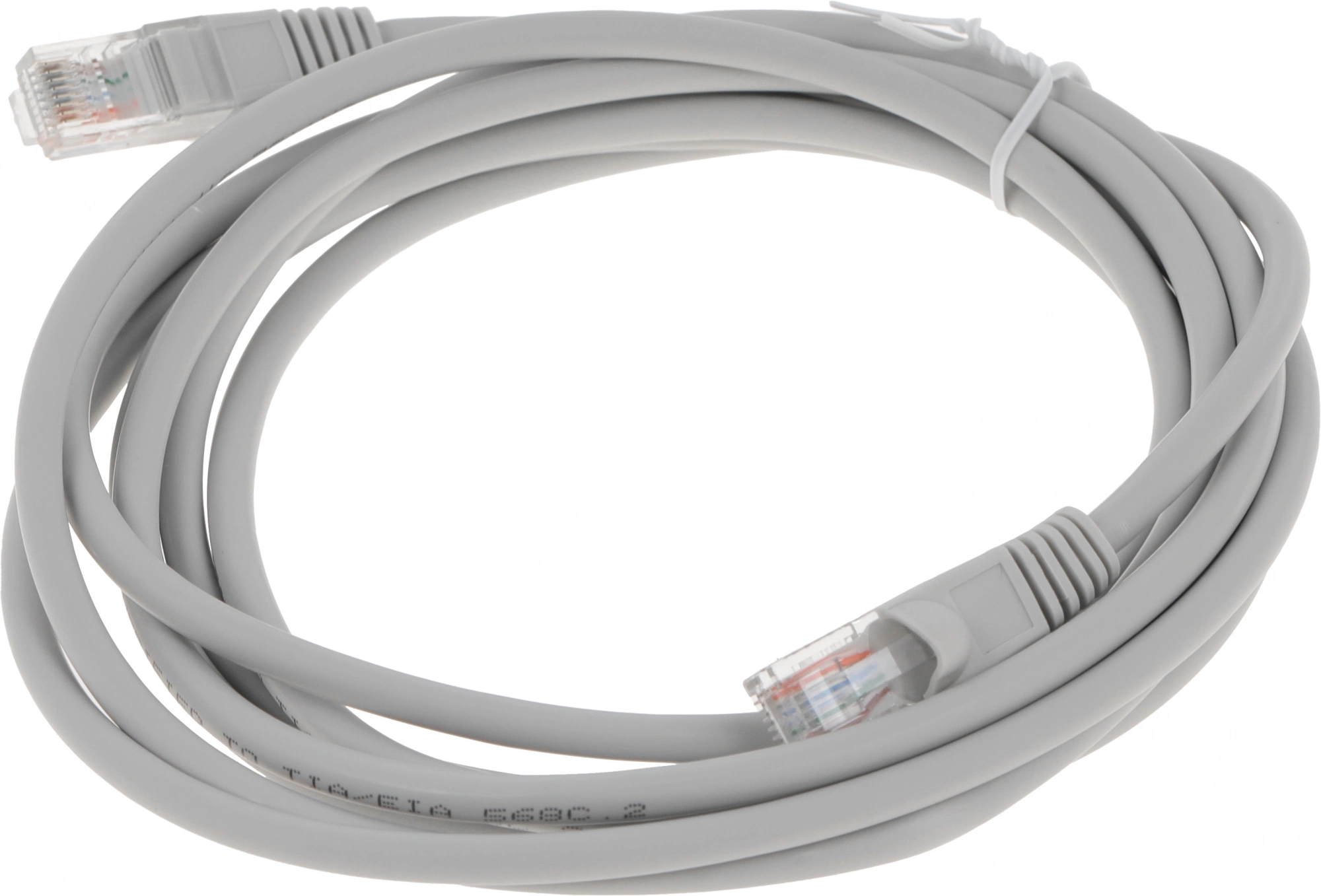 Патч-корд Buro UTP-5E-3M-G-LSZH UTP cat.5E 3м серый RJ-45 (m)-RJ-45 (m)