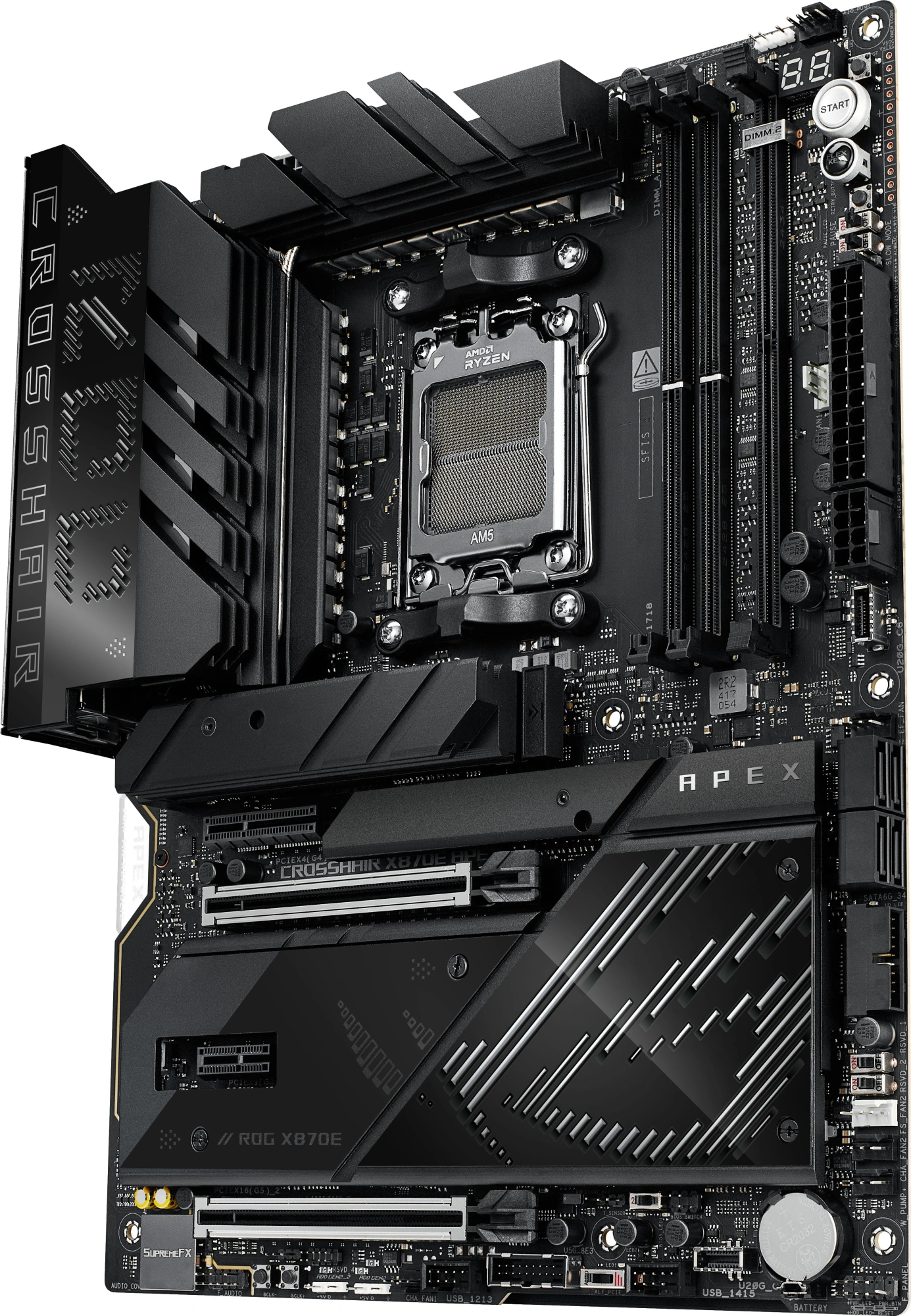 Материнская плата Asus ROG CROSSHAIR X870E APEX Socket AM5 AMD X870E 2xDDR5 ATX AC`97 8ch(7.1) 5Gigabit RAID