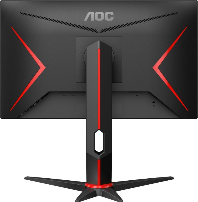 Монитор AOC 23.8" Gaming 24G2ZU черный/красный IPS LED 0.5ms 16:9 HDMI M/M матовая HAS 350cd 170гр/160гр 1920x1080 240Hz FreeSync Premium DP FHD USB 5.03кг