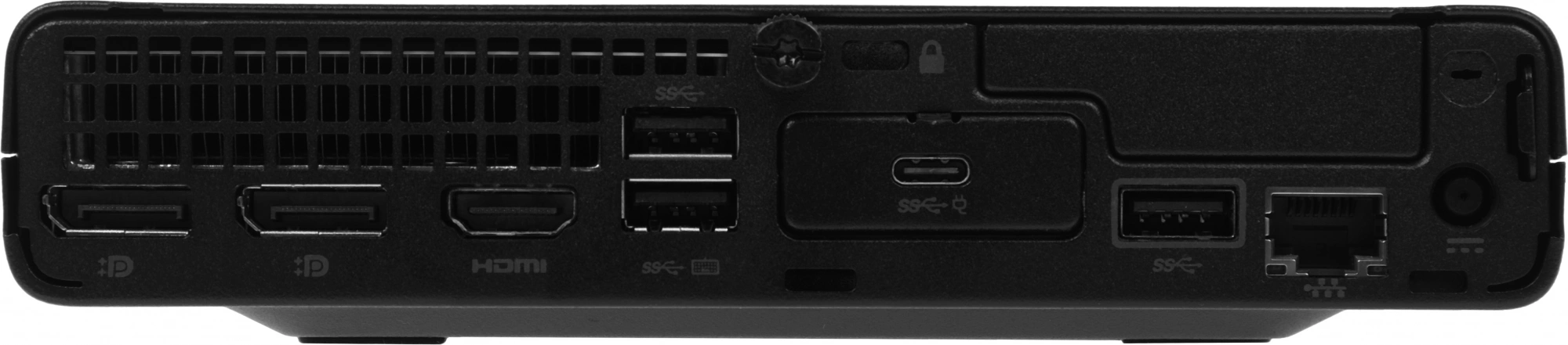 Неттоп HP ProDesk 400 G9 Mini i3 13100T (2.5) 8Gb SSD256Gb UHDG 730 FreeDOS GbitEth WiFi BT 90W kb мышь клавиатура черный (935X8EA)