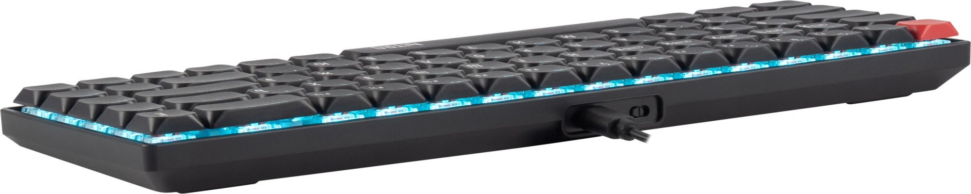 Клавиатура Acer Nitro OKR400 механическая черный USB беспроводная BT/Radio Multimedia for gamer LED (ZL.KBDEE.01A) кабель 1.5м