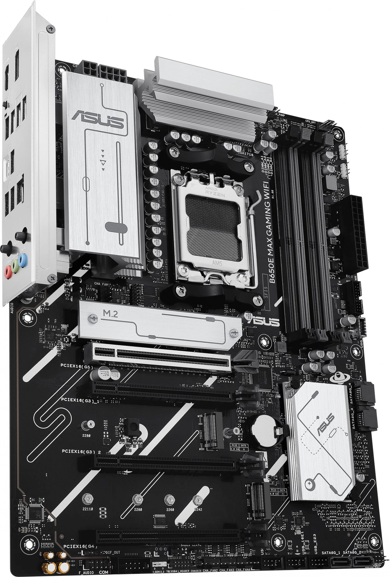 Материнская плата Asus B650E MAX GAMING WIFI Socket AM5 AMD B650 4xDDR5 ATX AC`97 8ch(7.1) 2.5Gg RAID+HDMI+DP