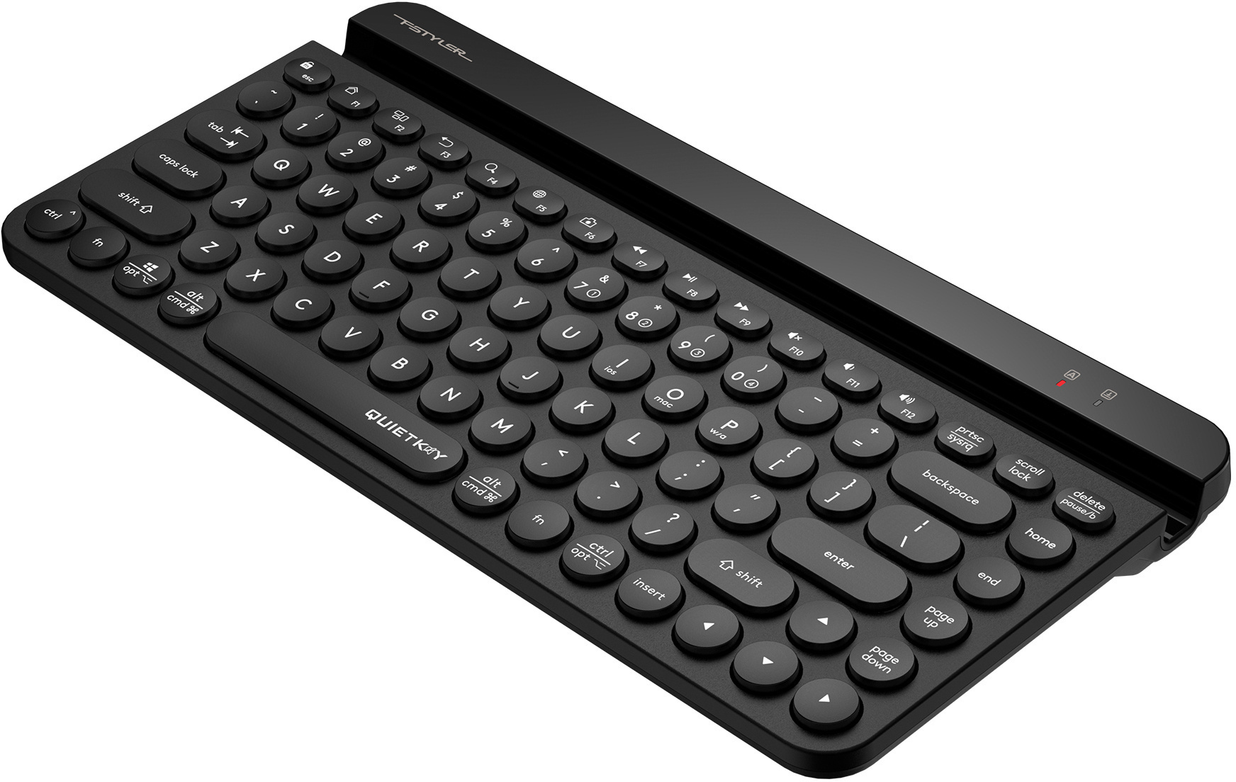 Клавиатура A4Tech FBK30 черный USB беспроводная BT/Radio slim Multimedia (FBK30 BLACK)