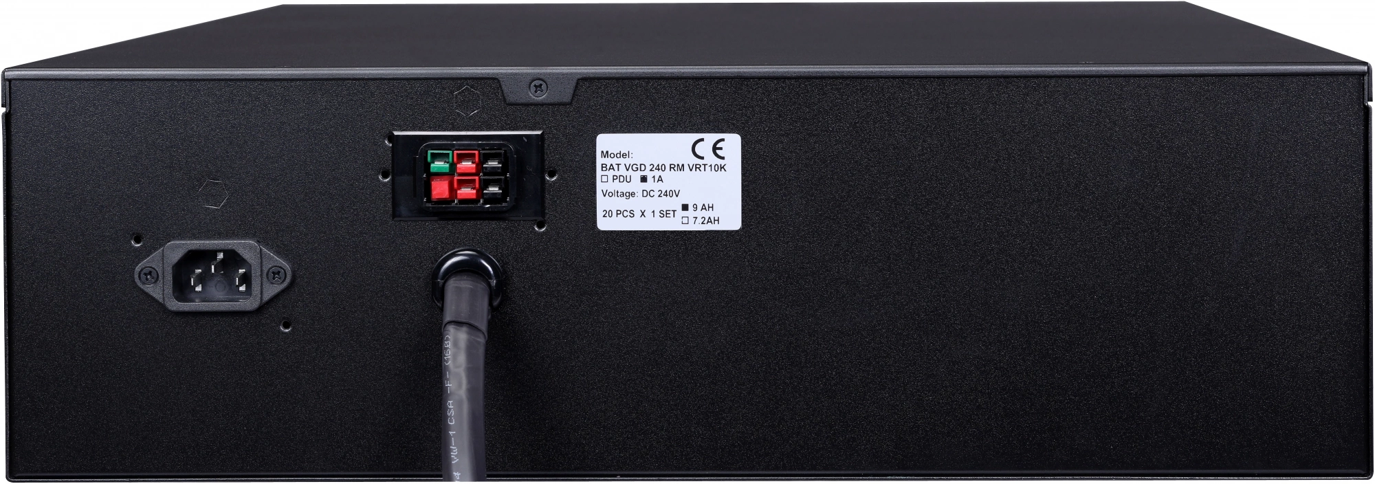 Батарея для ИБП Powercom BAT VGD-240V RM VRT-10K 1A 240В 9Ач для MRT/VRT-10K