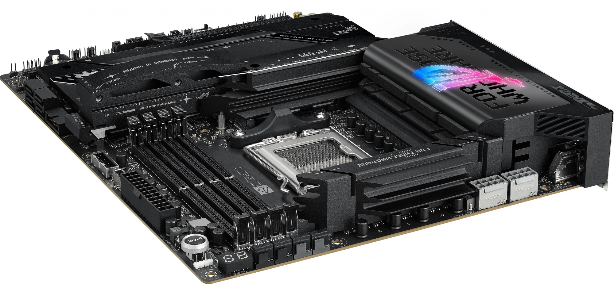 Материнская плата Asus ROG STRIX X870E-E GAMING WIFI Socket AM5 AMD X870E 4xDDR5 ATX AC`97 8ch(7.1) 5Gigabit RAID+HDMI