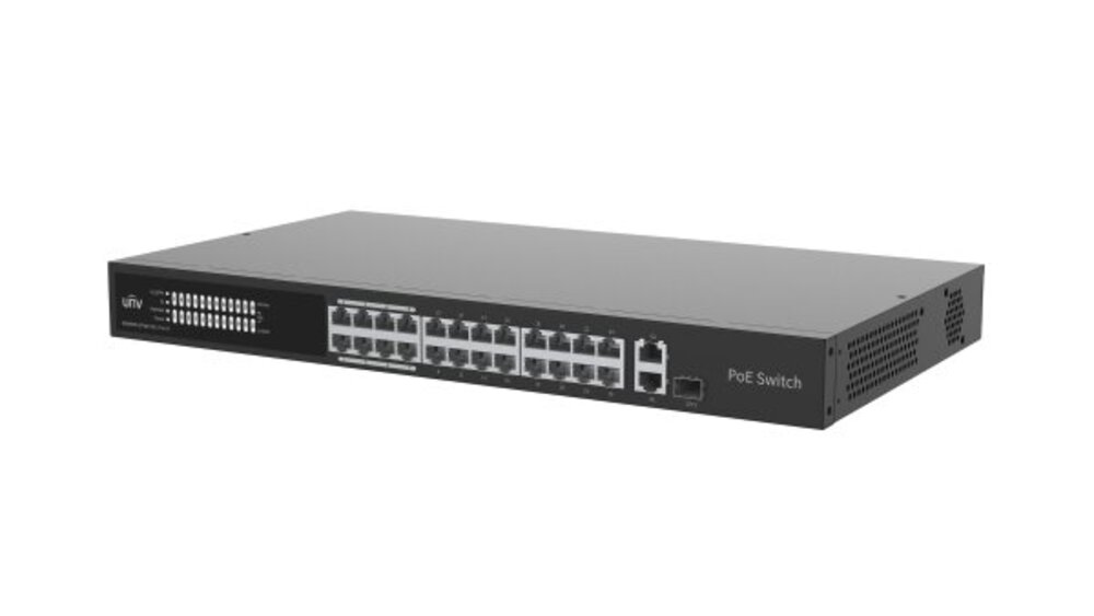 NSW3000-24T1GT1GC-LPOE-IN - L2, Управляемый коммутатор, управление на веб-интерфейсе и на приложении, 24 сетевых портов х100Mbps ports