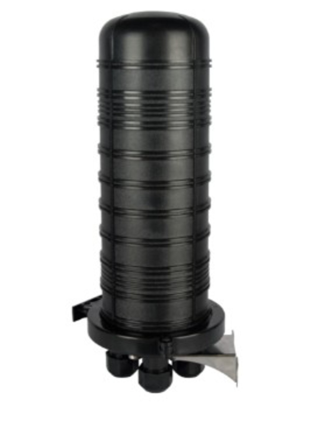 NMF-SC-1V-48-4MS - Муфта оптическая NIKOMAX, 48 волокон, тупиковая, 4 ввода/вывода, с механической герметизацией вводов, c комплектом для крепежа, наружное исполнение