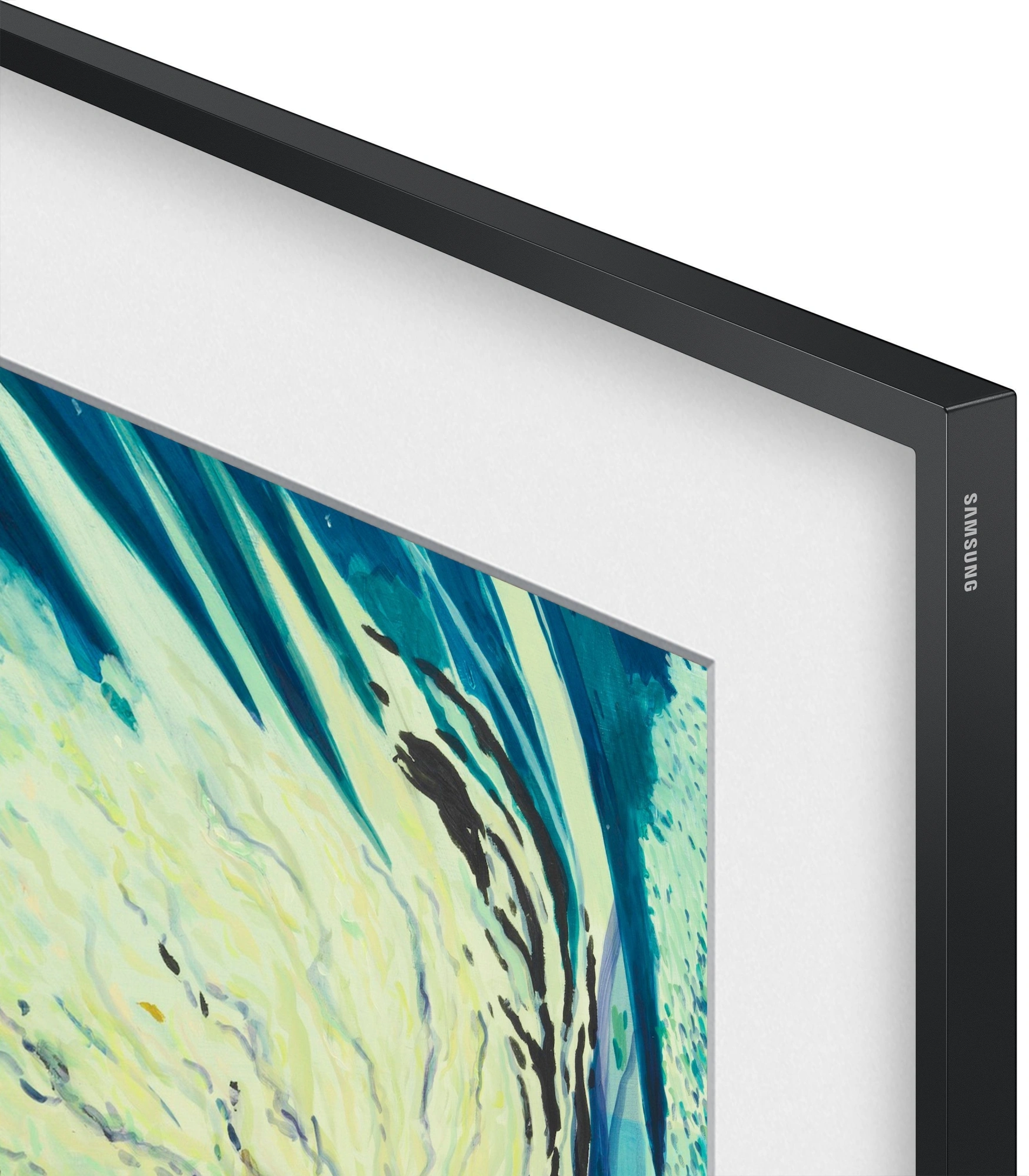 Телевизор QLED Samsung 85" QE85LS03FAUXRU The Frame черный 4K Ultra HD 120Hz DVB-T2 DVB-C DVB-S2 USB WiFi Smart TV