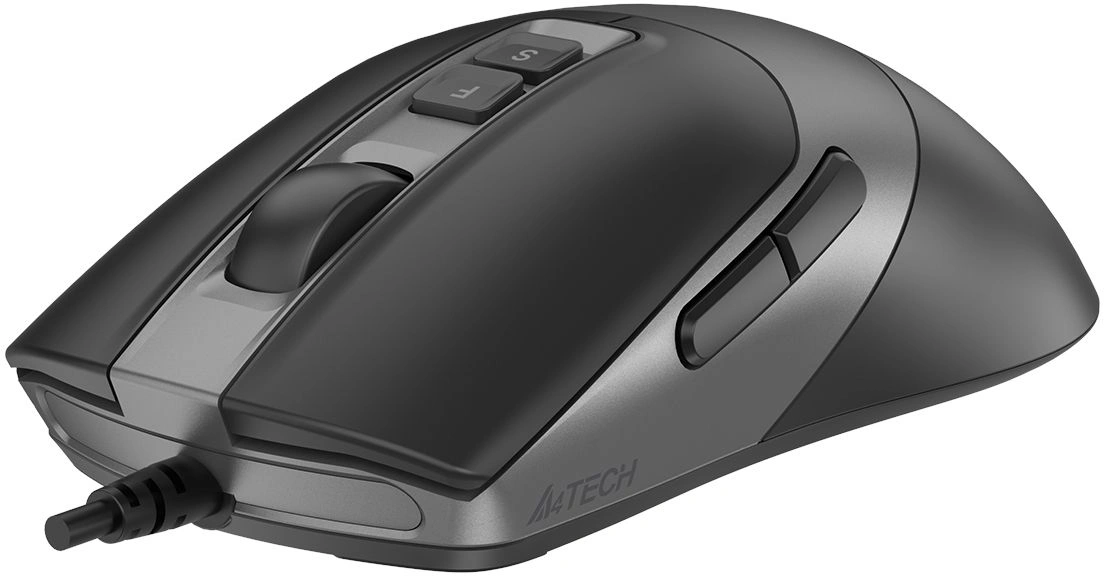 Мышь A4Tech Fstyler FM50S Plus черный оптическая 4000dpi silent USB 7but