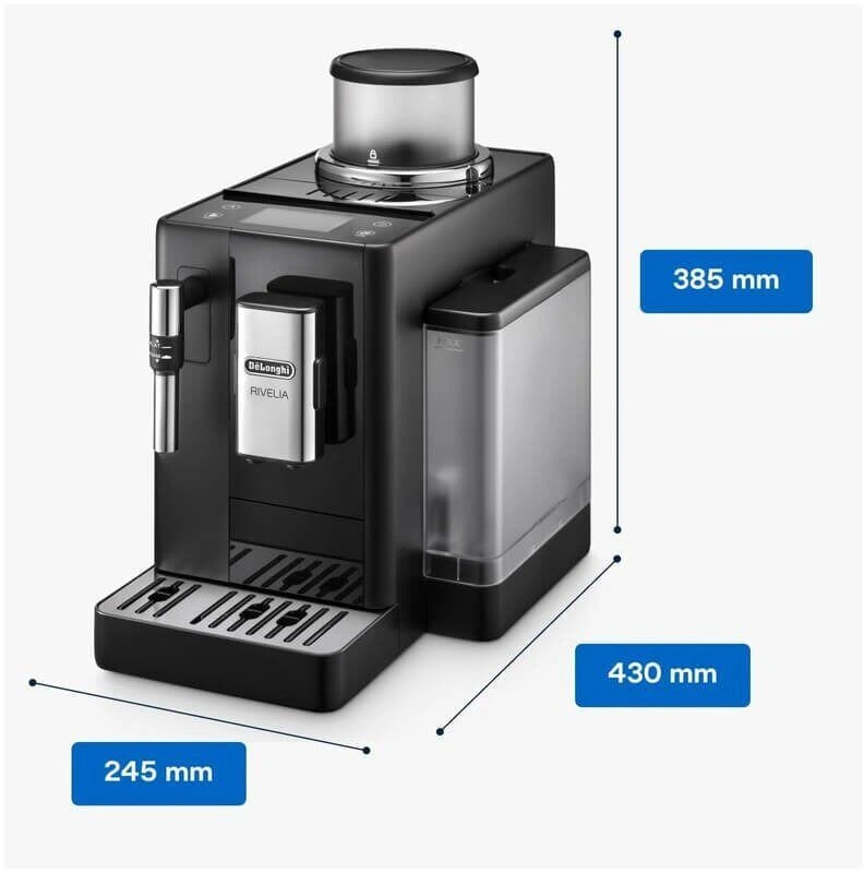 Кофемашина Delonghi Rivelia EXAM440.35.B 1450Вт черный