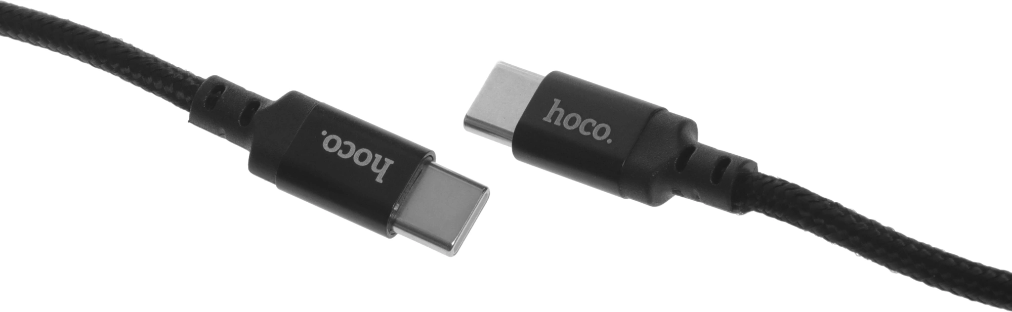 Кабель Hoco X14 TYPE-C TO TYPE-C(52215) USB Type-C (m)-USB Type-C (m) 1м черный