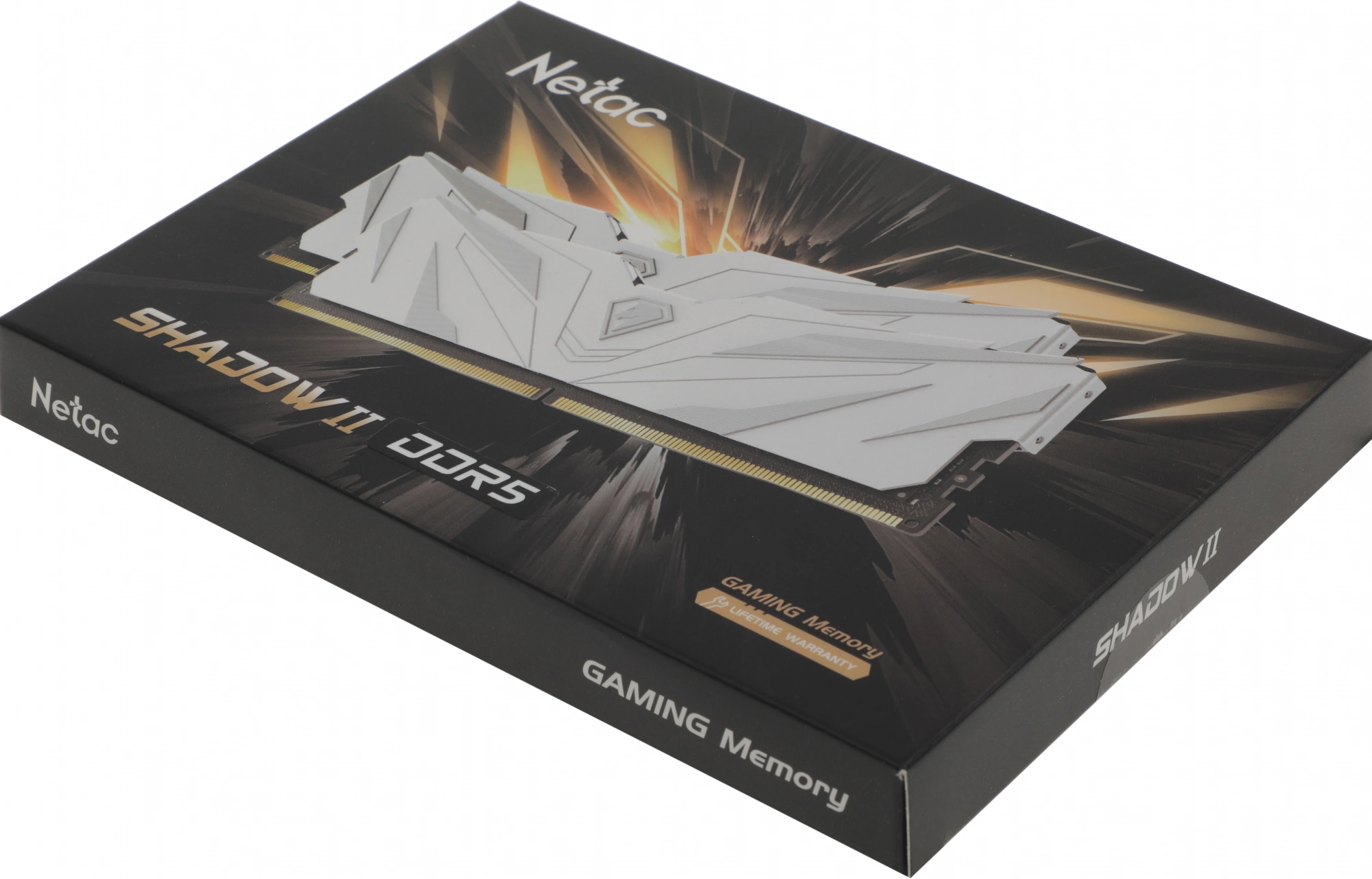 Память DDR5 2x16GB 6000MHz Netac NTSWD5P60DP-32W Shadow II RTL Gaming PC5-48000 CL38 DIMM 288-pin 1.35В kit Intel с радиатором Ret