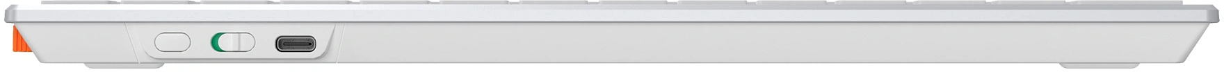 Клавиатура A4Tech FBX51C белый USB беспроводная BT/Radio slim Multimedia (FBX51C WHITE)