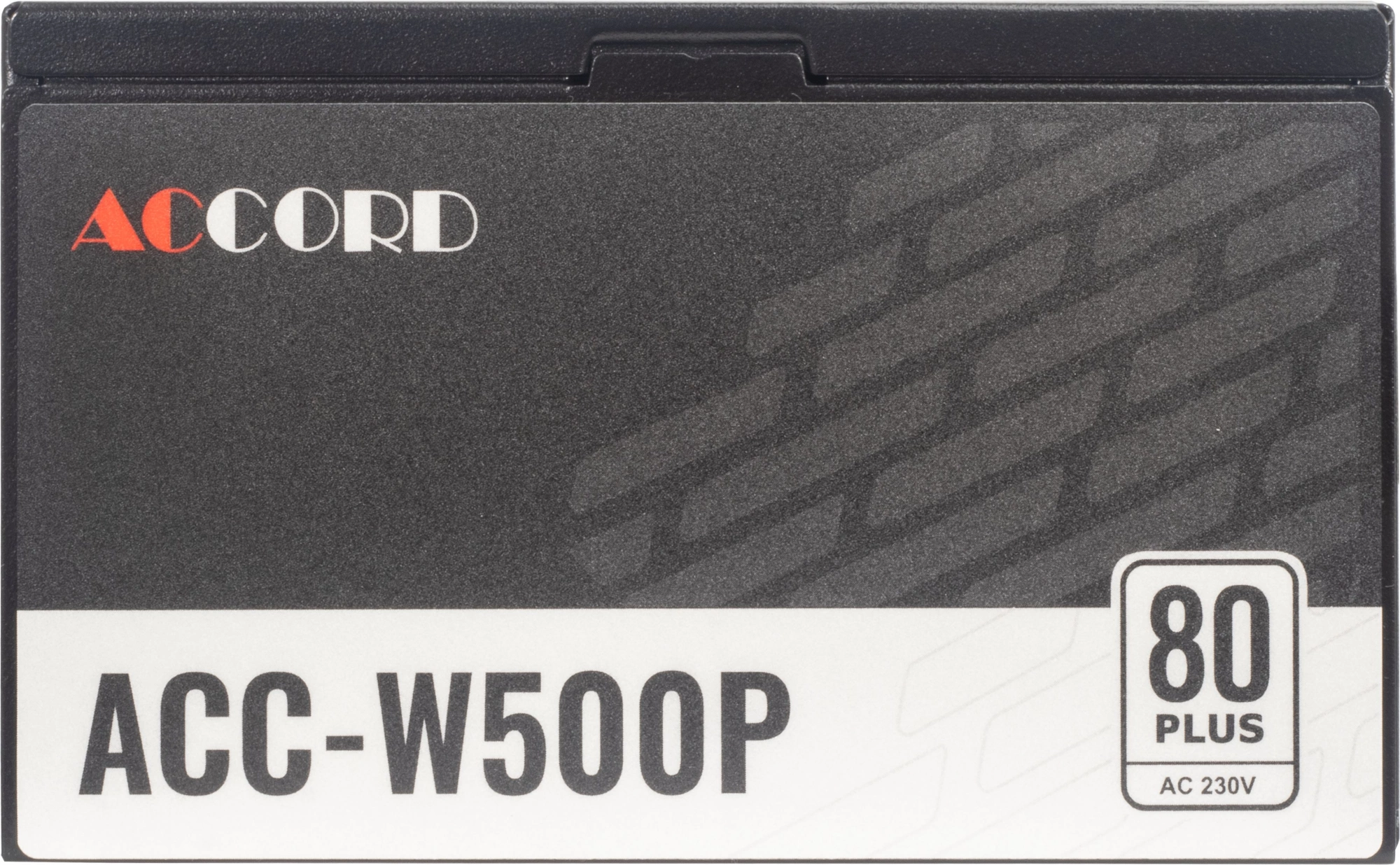 Блок питания Accord ATX 500W ACC-W500P 80+ white (20+4pin) APFC 120mm fan 6xSATA RTL
