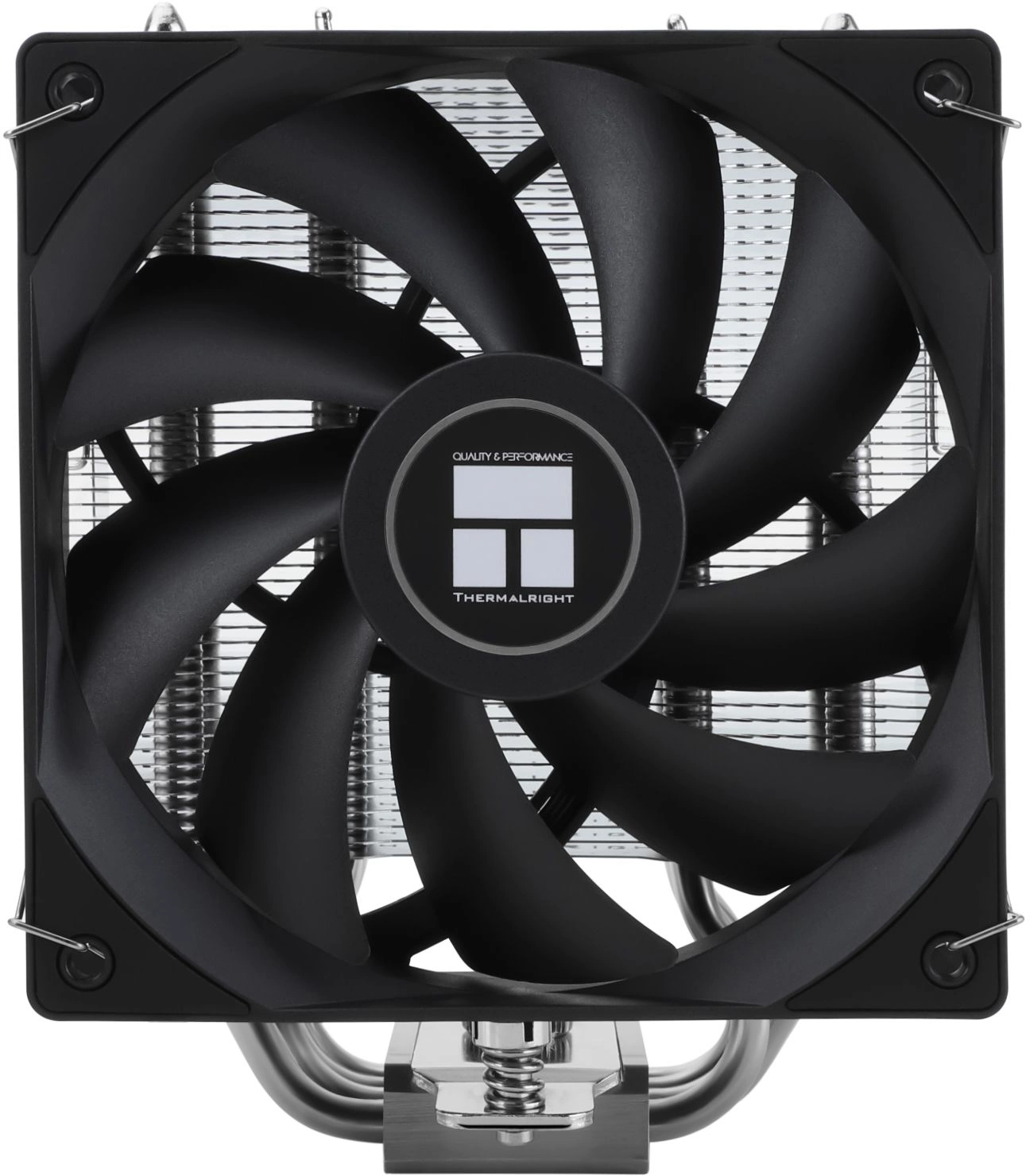 Устройство охлаждения(кулер) Thermalright Assassin X 120 v2 Soc-AM5/AM4/1200/1700/1851 черный 4-pin 25.6dB Al+Cu 700gr Ret (AX120-V2)