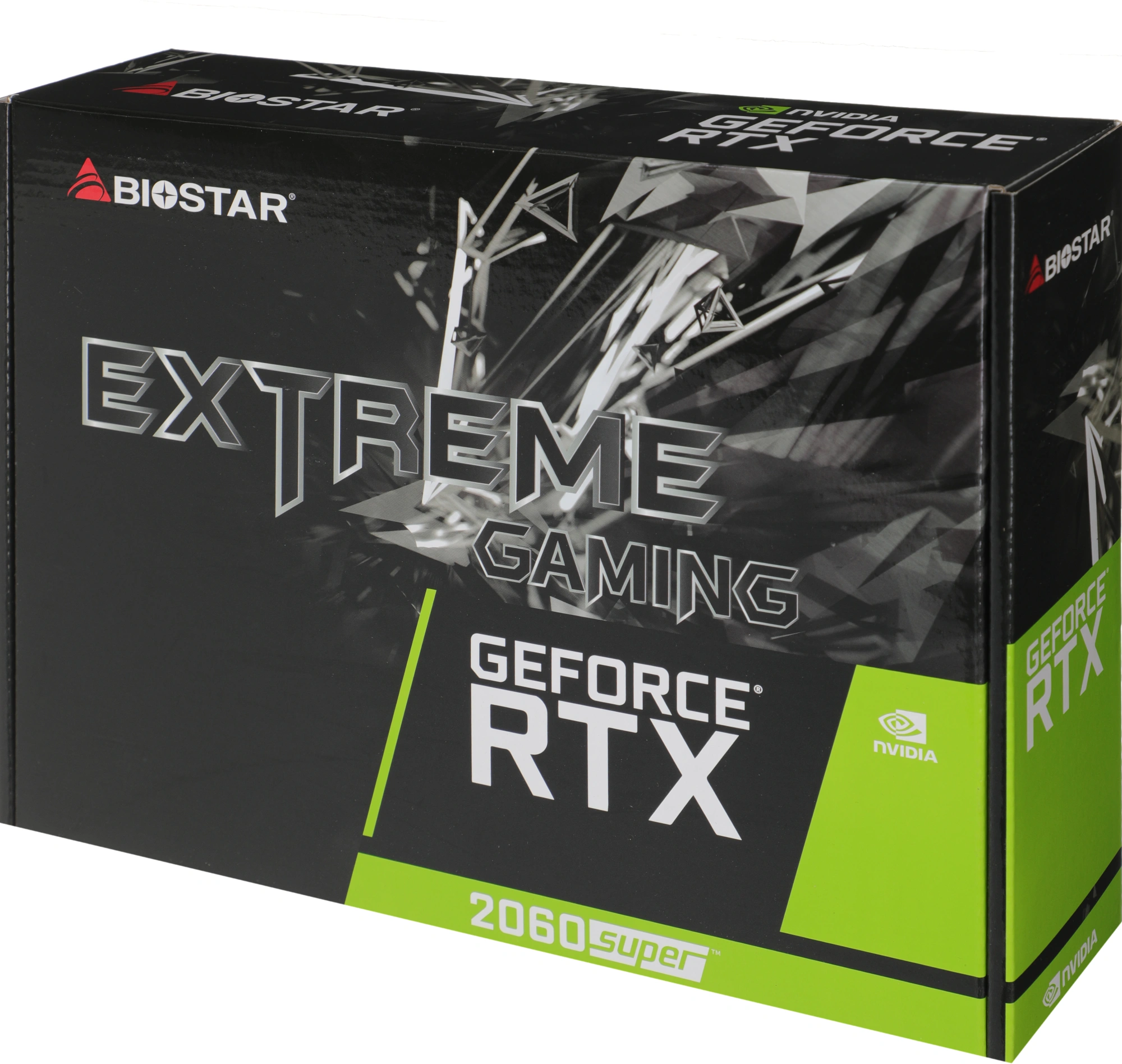 Видеокарта Biostar PCI-E 3.0 RTX2060 Super-8GB NVIDIA GeForce RTX 2060SUPER 8Gb 256bit GDDR6 1470/14000 DVIx1 HDMIx1 DPx1 HDCP Ret
