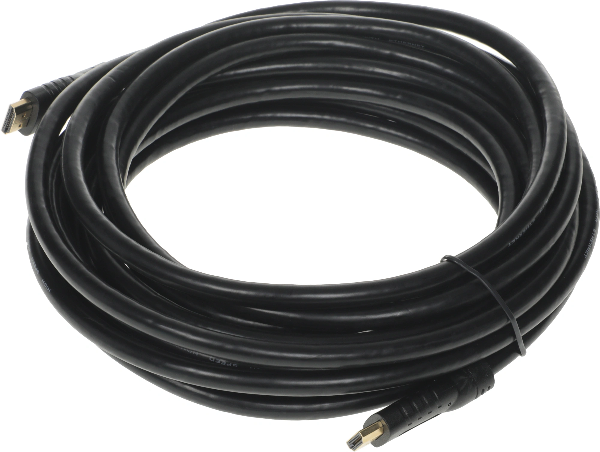 Кабель аудио-видео Buro HDMI 2.0 HDMI (m)/HDMI (m) 7м. позолоч.конт. черный (BHP HDMI 2.0-7)