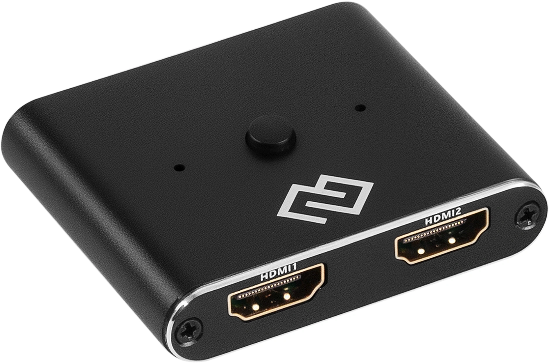 Переключатель аудио-видео Digma HDMI (f)/HDMI (f)/HDMI (f) черный (D-HSW-V2.0X2)
