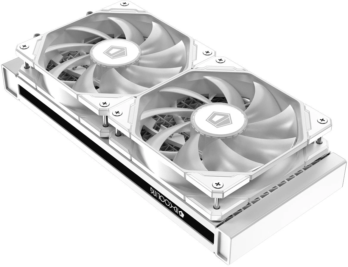 Система водяного охлаждения ID-Cooling Dashflow 240 Basic одноцветная Soc-AM4/1151/1200/2066/1700 белый 4-pin 15.2-35.2dB Al+Cu 260W 2250gr Ret (DASHFLOW 240 BASIC WHITE)