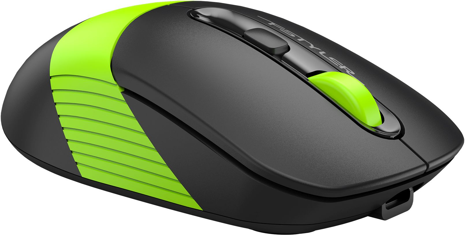 Мышь A4Tech Fstyler FG10CS Air черный/зеленый оптическая 2000dpi silent беспров. USB для ноутбука 4but (FG10CS AIR SPORTS GREEN)
