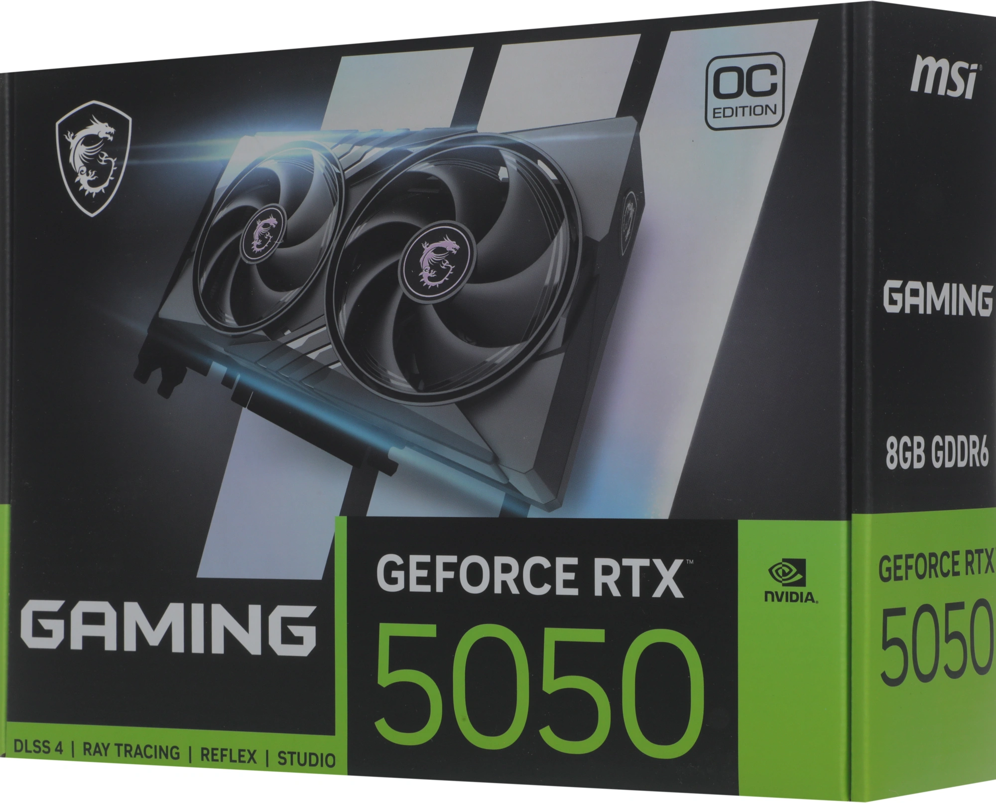 Видеокарта MSI PCI-E 5.0 RTX 5050 8G GAMING OC NVIDIA GeForce RTX 5050 8Gb 128bit GDDR6 2632/20000 HDMIx1 DPx3 HDCP Ret