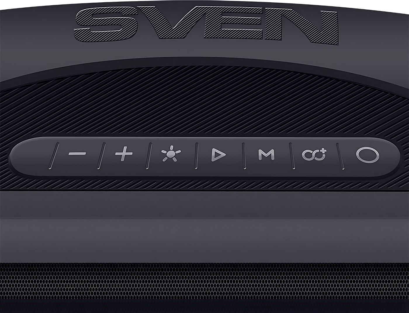 Колонка порт. Sven PS-380 черный 40W 2.0 BT/3.5Jack/USB 10м 3000mAh (SV-021290)