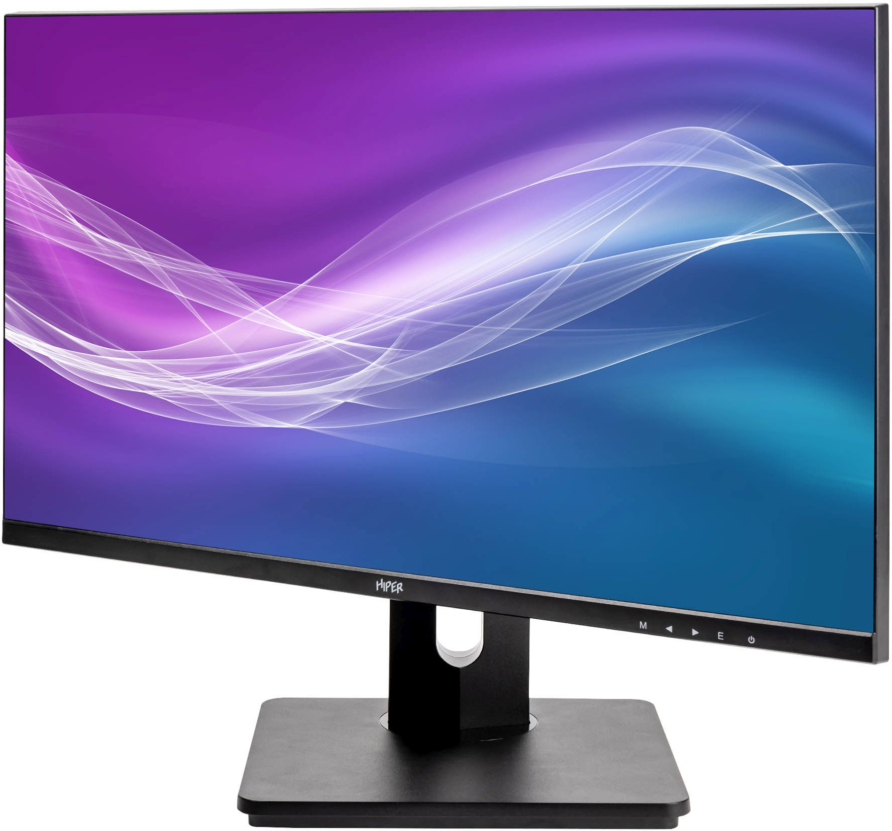 Монитор Hiper 23.8" EasyView HS2401H черный IPS LED 5ms 16:9 HDMI M/M матовая HAS 250cd 178гр/178гр 1920x1080 75Hz FreeSync VGA DP FHD 4.45кг