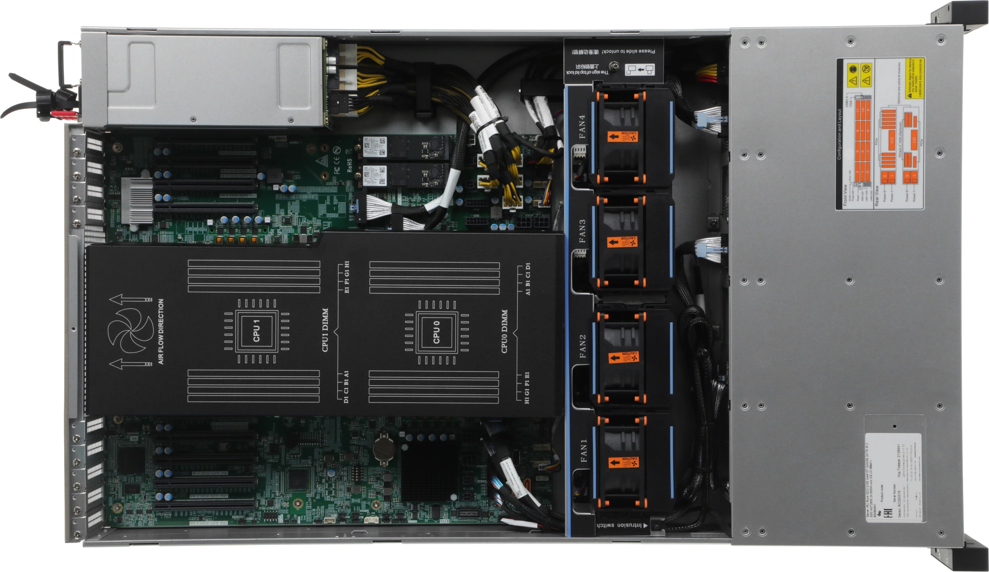 Сервер IRU Rock g2212ig5 2x4410Y 2x32Gb 9361-8I SGL AST2600 2xGigEth 2x1600W w/o OS (2154398)