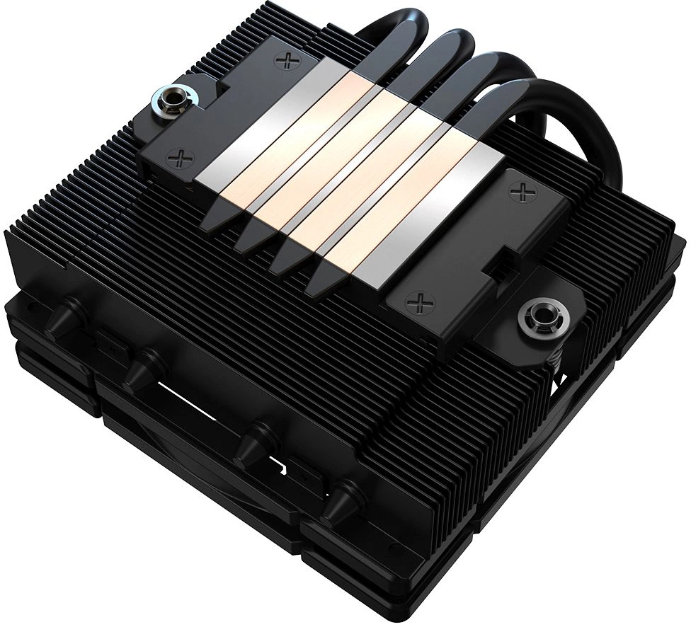 Устройство охлаждения(кулер) ID-Cooling IS-40-XT Soc-AM5/AM4/1200/1700/1851 черный 4-pin 14-35.2dB Al+Cu 100W 290gr Ret (IS-40-XT BLACK)